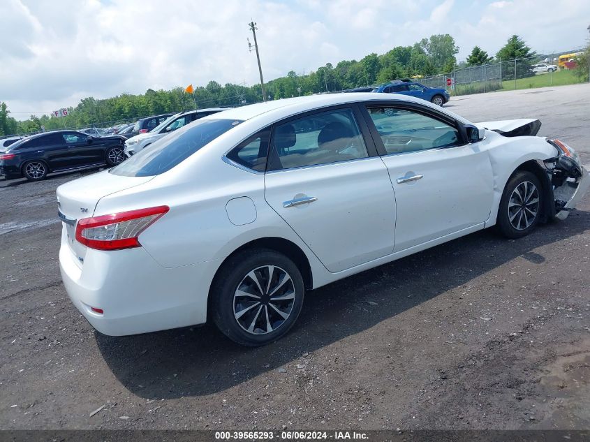 2014 Nissan Sentra Sv VIN: 3N1AB7AP2EL662923 Lot: 39565293