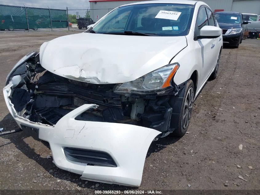 2014 Nissan Sentra Sv VIN: 3N1AB7AP2EL662923 Lot: 39565293