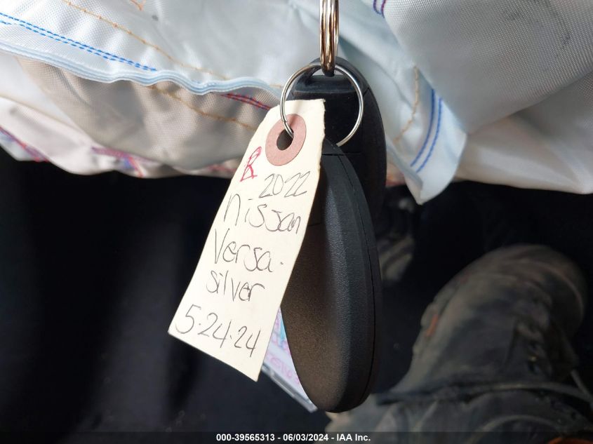 2022 Nissan Versa 1.6 Sr Xtronic Cvt VIN: 3N1CN8FV5NL855886 Lot: 39565313