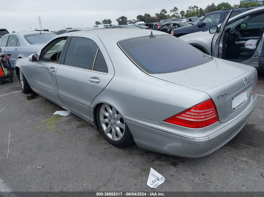 2003 Mercedes-Benz S 430 VIN: WDBNG70J33A366048 Lot: 39565317