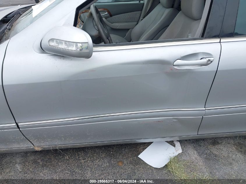 2003 Mercedes-Benz S 430 VIN: WDBNG70J33A366048 Lot: 39565317