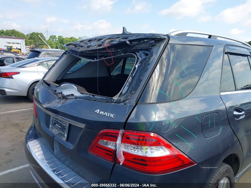 2012 Mercedes-Benz Ml 350 4Matic VIN: 4JGDA5HB8CA039351 Lot: 39565332