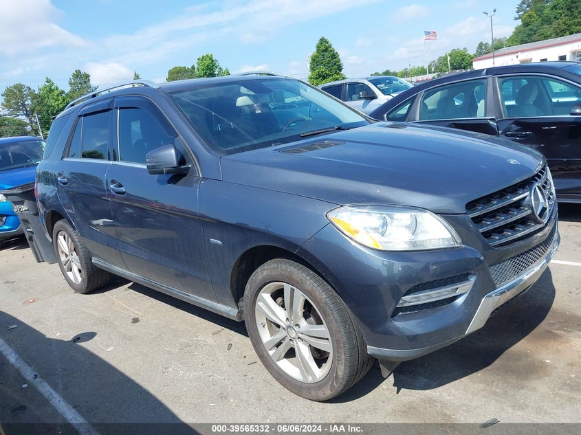 2012 Mercedes-Benz Ml 350 4Matic VIN: 4JGDA5HB8CA039351 Lot: 39565332
