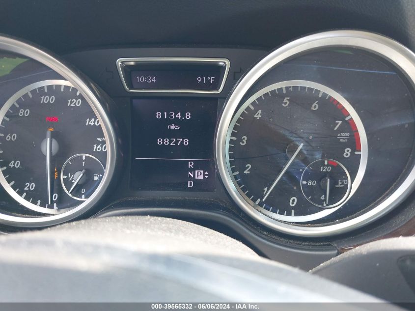 2012 Mercedes-Benz Ml 350 4Matic VIN: 4JGDA5HB8CA039351 Lot: 39565332