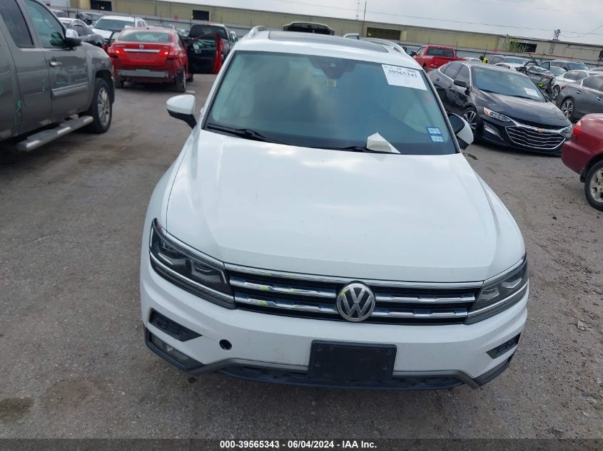 2018 Volkswagen Tiguan 2.0T Sel Premium VIN: 3VV5B7AX5JM010088 Lot: 39565343