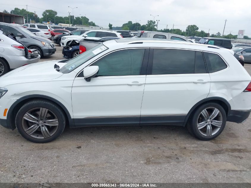 2018 Volkswagen Tiguan 2.0T Sel Premium VIN: 3VV5B7AX5JM010088 Lot: 39565343