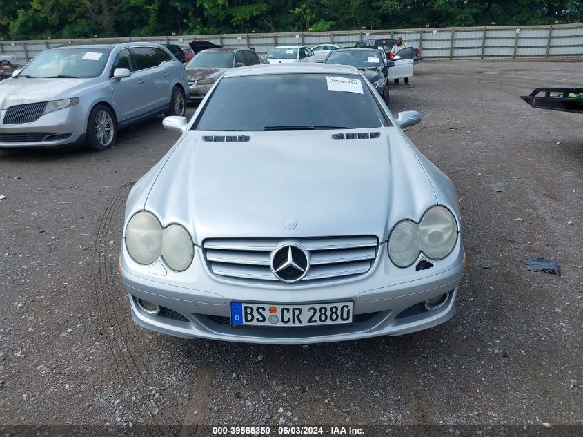 2007 Mercedes-Benz Sl 550 VIN: WDBSK71F27F122931 Lot: 39565350