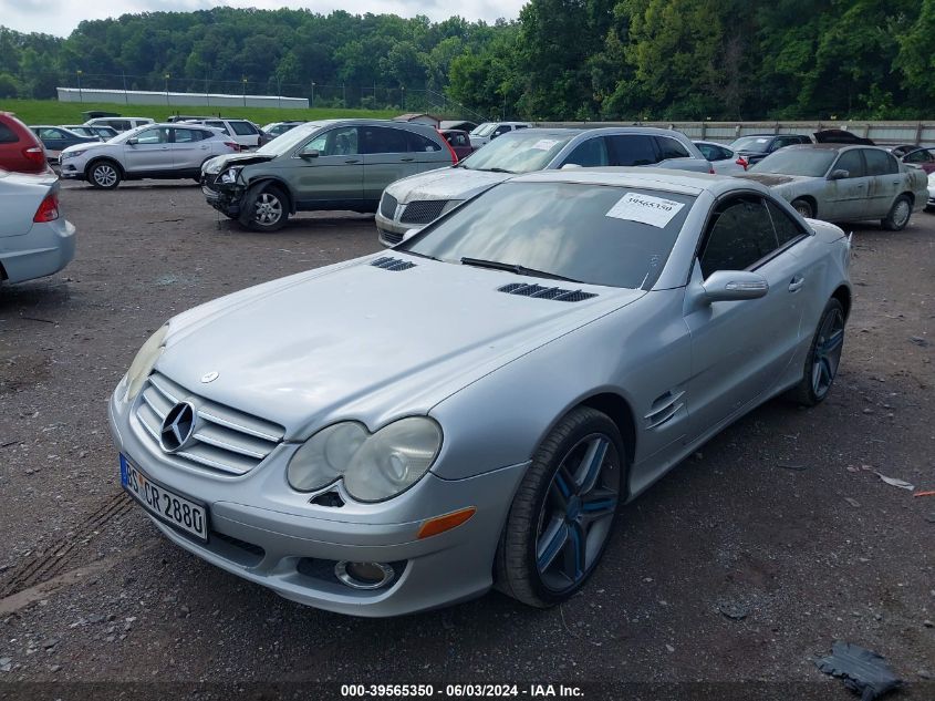 2007 Mercedes-Benz Sl 550 VIN: WDBSK71F27F122931 Lot: 39565350