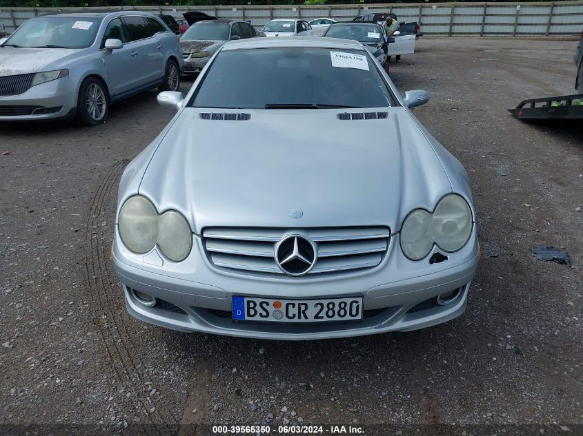 2007 Mercedes-Benz Sl 550 VIN: WDBSK71F27F122931 Lot: 39565350