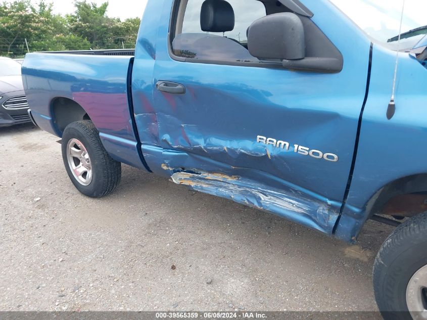 2002 Dodge Ram 1500 St VIN: 1B7HU16N82J118360 Lot: 39565359