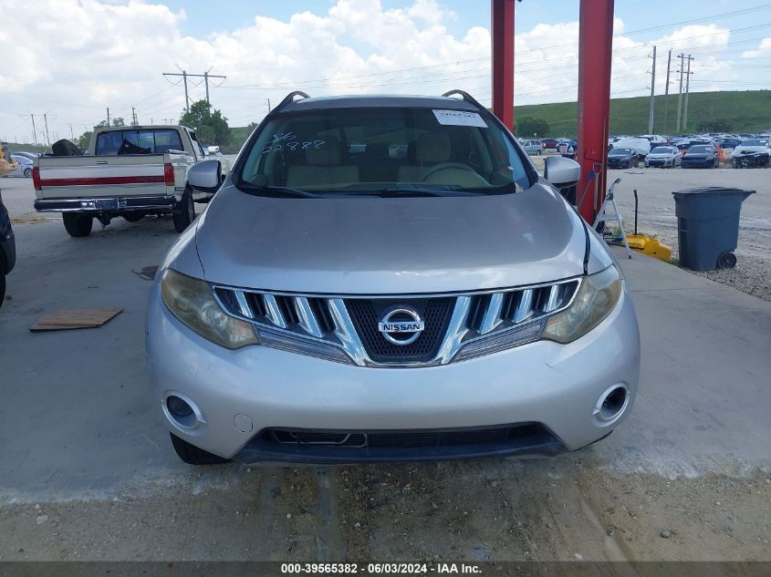 2009 Nissan Murano S VIN: JN8AZ18U29W013449 Lot: 39565382