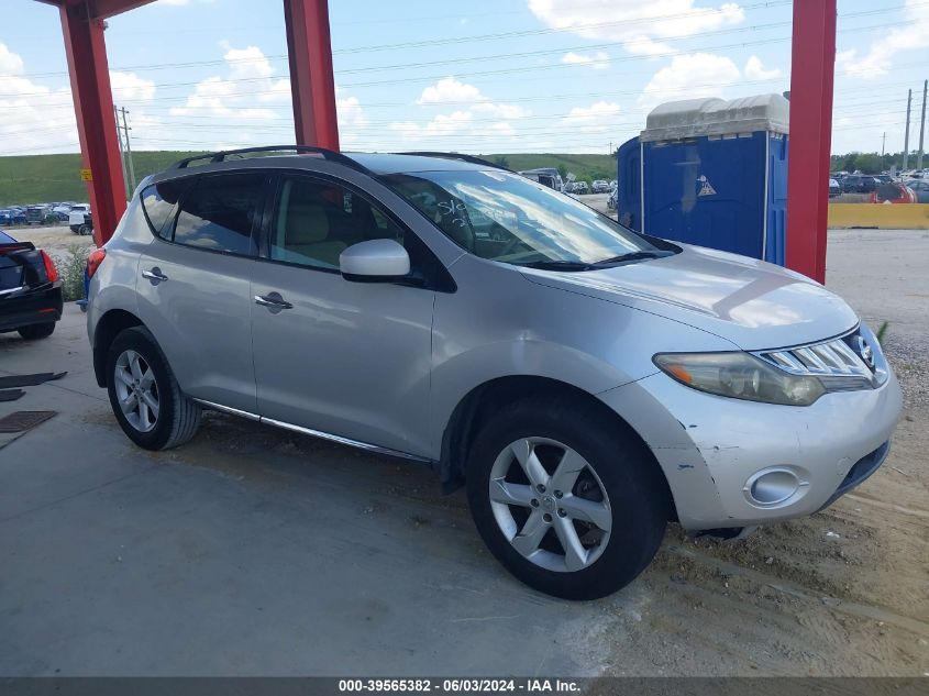 2009 Nissan Murano S VIN: JN8AZ18U29W013449 Lot: 39565382