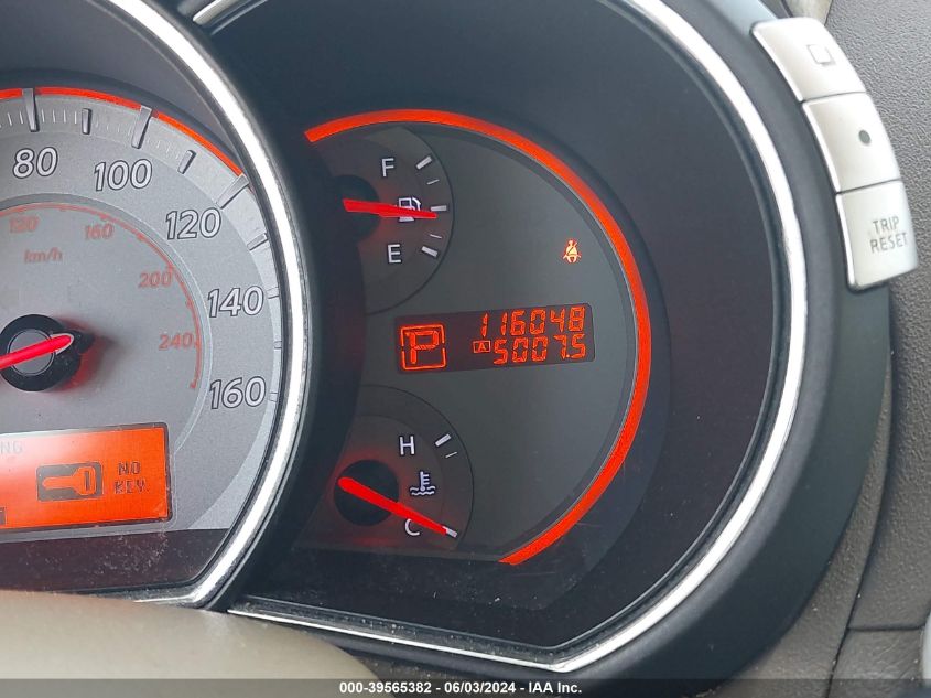 2009 Nissan Murano S VIN: JN8AZ18U29W013449 Lot: 39565382