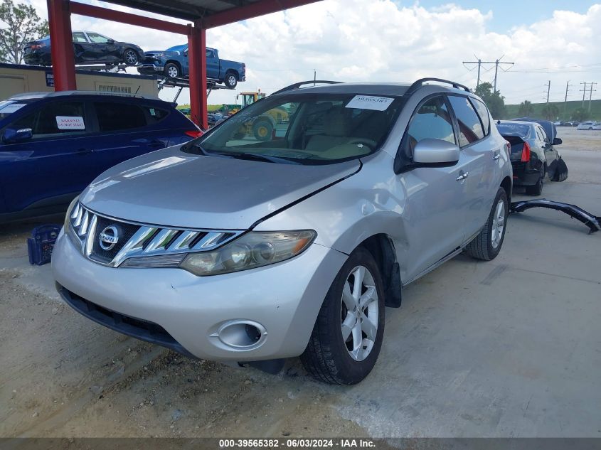 2009 Nissan Murano S VIN: JN8AZ18U29W013449 Lot: 39565382