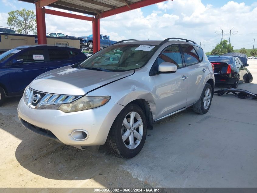 2009 Nissan Murano S VIN: JN8AZ18U29W013449 Lot: 39565382