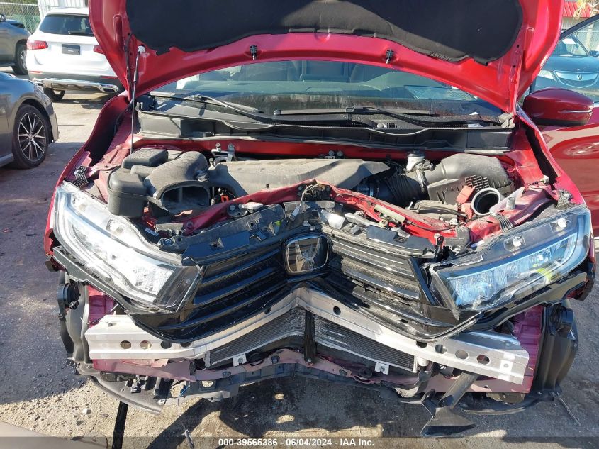 2022 Honda Odyssey Ex-L VIN: 5FNRL6H7XNB046043 Lot: 39565386