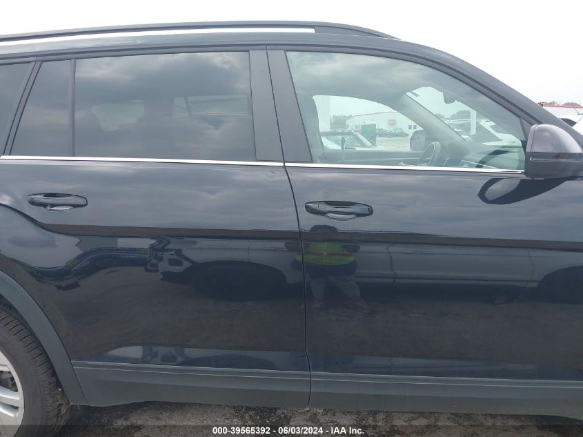 2021 Volkswagen Atlas 3.6L V6 Se W/Technology VIN: 1V2WR2CA1MC568695 Lot: 39565392