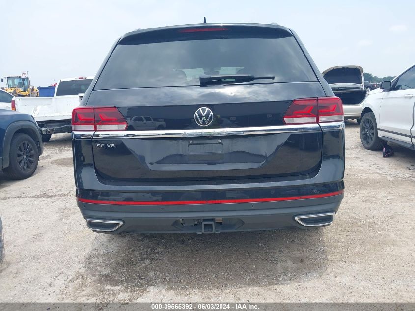 2021 Volkswagen Atlas 3.6L V6 Se W/Technology VIN: 1V2WR2CA1MC568695 Lot: 39565392
