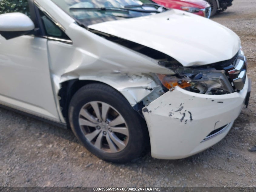 2016 Honda Odyssey Ex VIN: 5FNRL5H43GB152482 Lot: 39565394