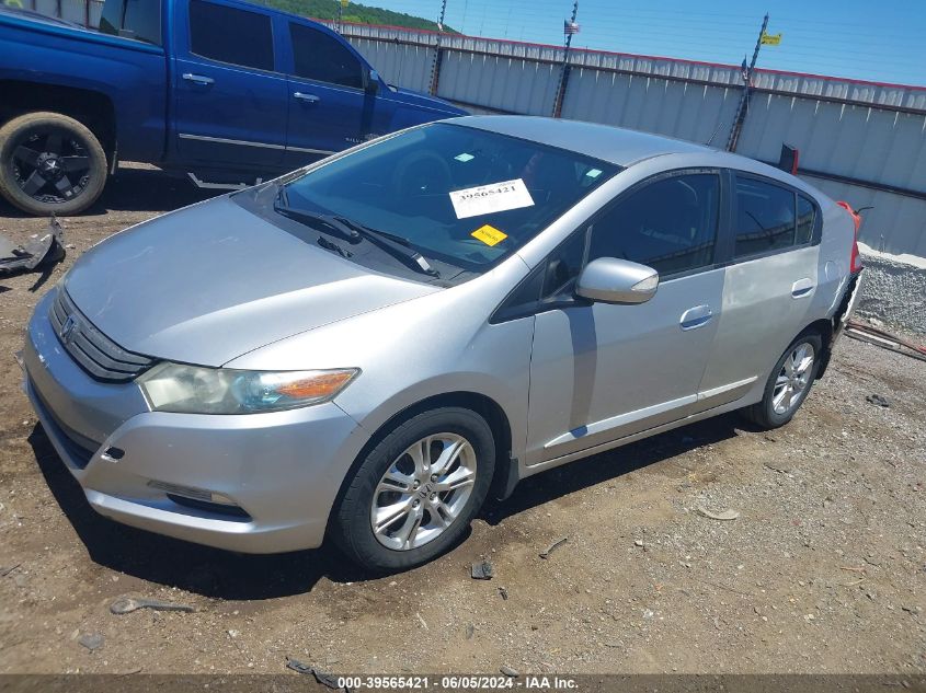 2010 Honda Insight Ex VIN: JHMZE2H72AS001998 Lot: 39565421