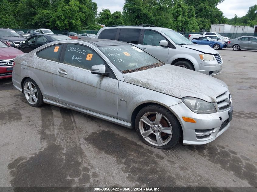 WDDGJ4HB2CF900379 | 2012 MERCEDES-BENZ C 250