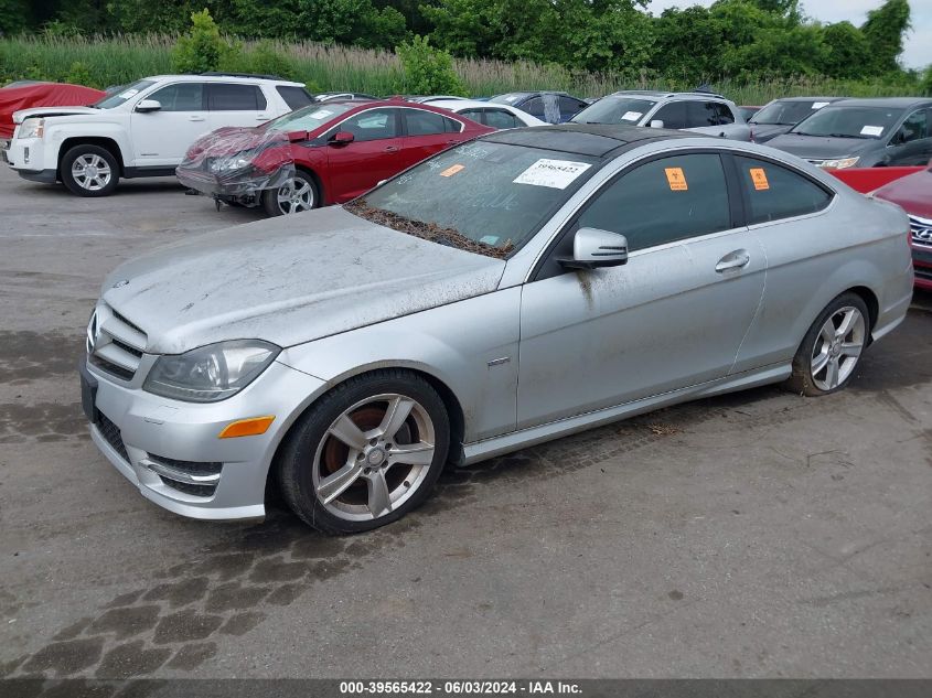 WDDGJ4HB2CF900379 | 2012 MERCEDES-BENZ C 250