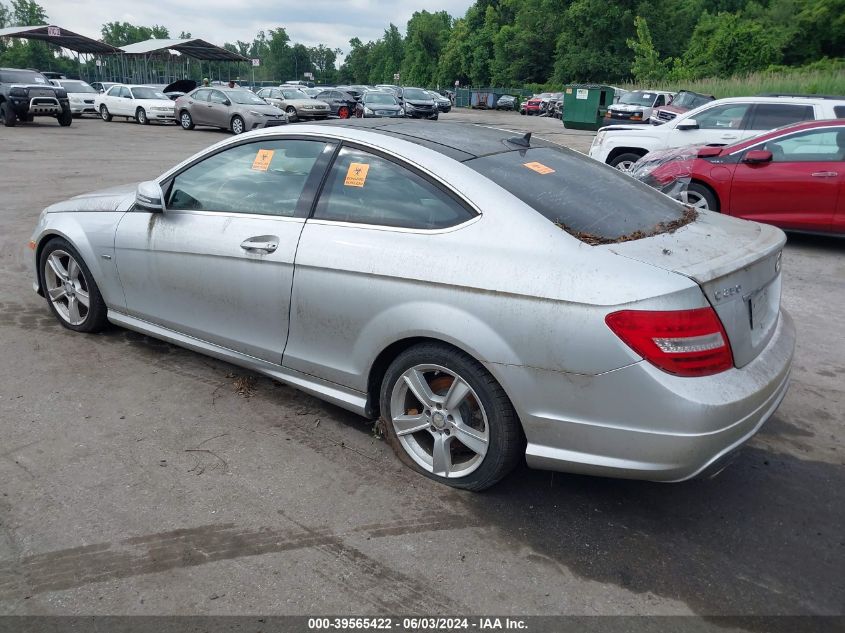 WDDGJ4HB2CF900379 | 2012 MERCEDES-BENZ C 250