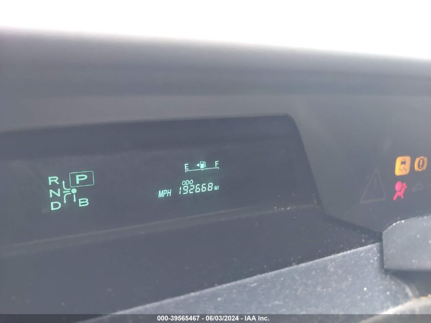 2009 Toyota Prius VIN: JTDKB20U597825330 Lot: 39565467