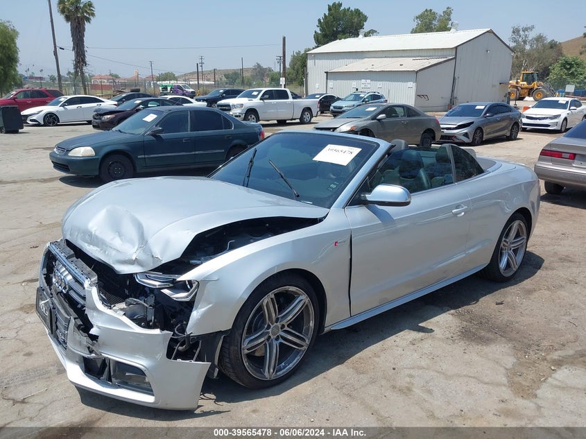 2014 Audi S5 3.0T Premium Plus VIN: WAUCGAFH8EN002873 Lot: 39565478
