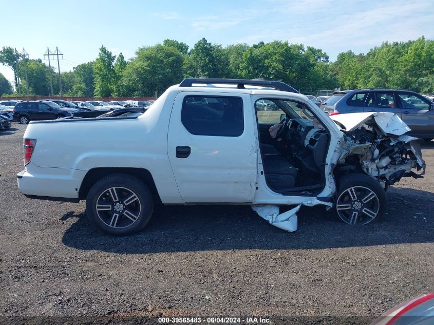 2014 Honda Ridgeline Sport VIN: 5FPYK1F7XEB002961 Lot: 39565483