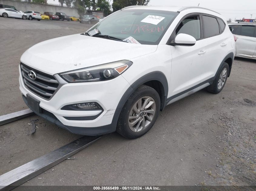 2017 Hyundai Tucson Se VIN: KM8J33A47HU580636 Lot: 39565499