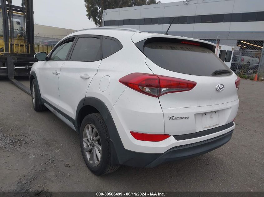 2017 Hyundai Tucson Se VIN: KM8J33A47HU580636 Lot: 39565499