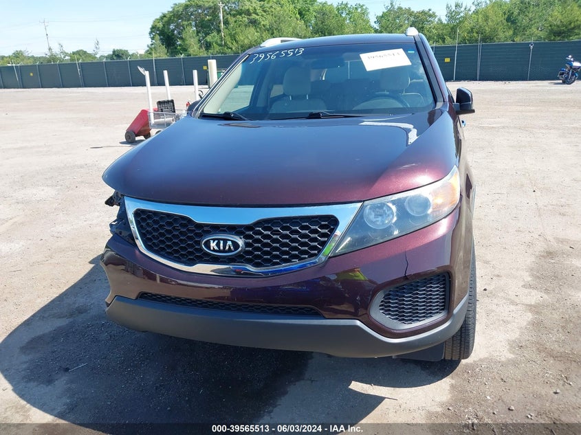 2011 Kia Sorento Lx V6 VIN: 5XYKT4A27BG150739 Lot: 39565513