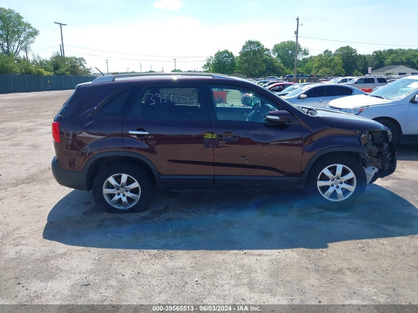 2011 Kia Sorento Lx V6 VIN: 5XYKT4A27BG150739 Lot: 39565513