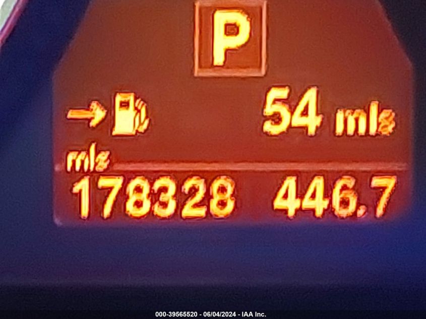 2008 BMW X5 4.8I VIN: 5UXFE83598L165412 Lot: 39565520