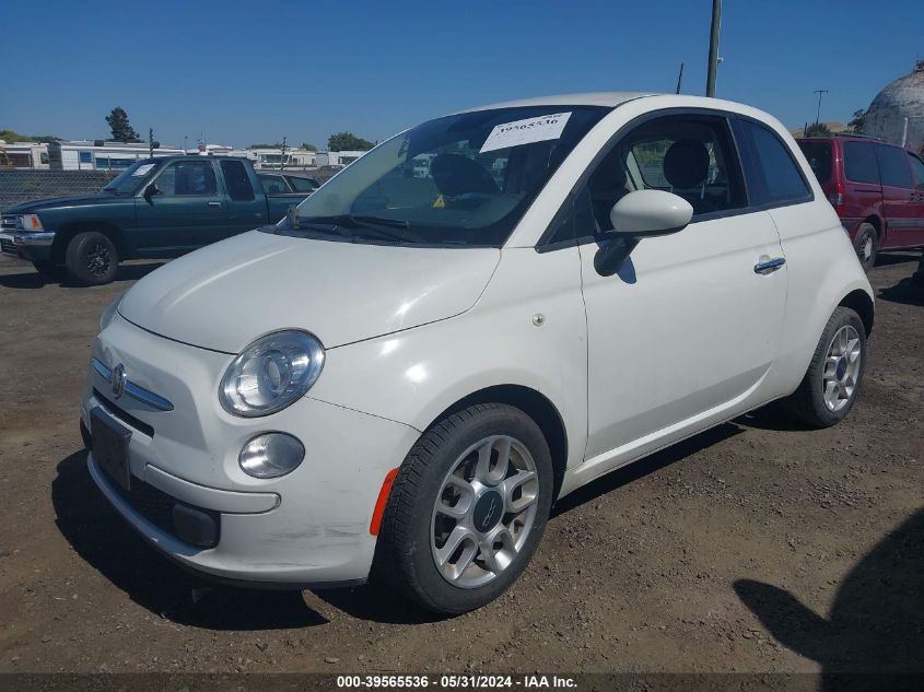 2015 Fiat 500 Pop VIN: 3C3CFFAR5FT615526 Lot: 39565536