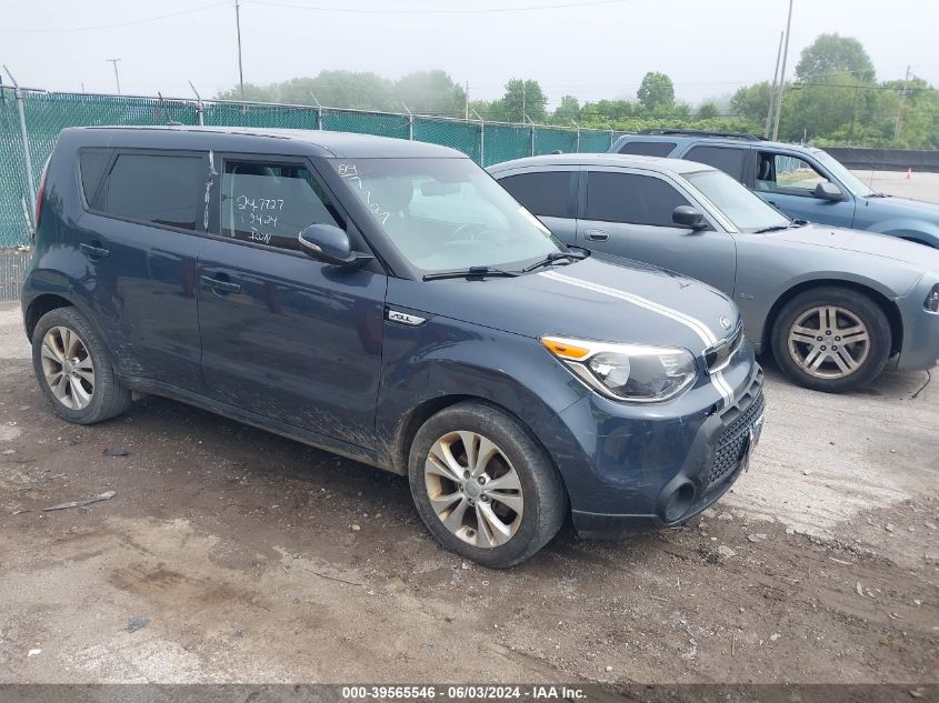 2014 Kia Soul + VIN: KNDJP3A51E7015858 Lot: 39565546