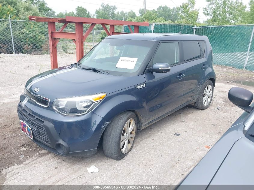 2014 Kia Soul + VIN: KNDJP3A51E7015858 Lot: 39565546