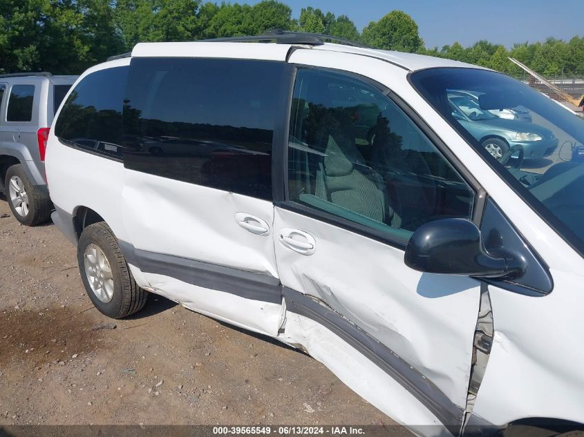 2000 Chrysler Grand Voyager Se VIN: 1C4GJ44G3YB785897 Lot: 39565549