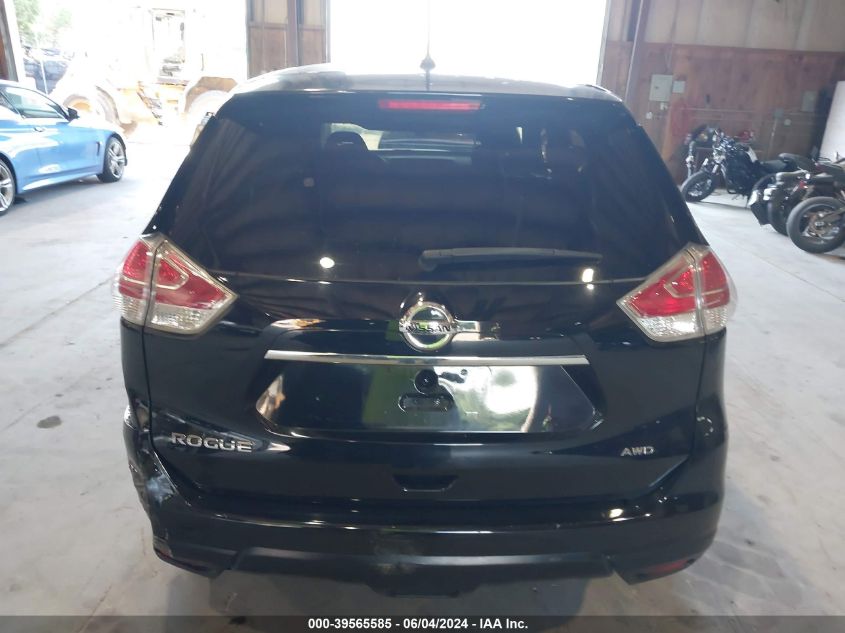 2015 Nissan Rogue S VIN: KNMAT2MV7FP532844 Lot: 39565585