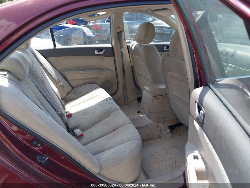 5NPET46C07H293921 2007 Hyundai Sonata Gls