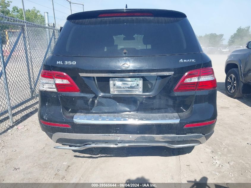2013 Mercedes-Benz Ml 350 4Matic VIN: 4JGDA5HBXDA114570 Lot: 39565644