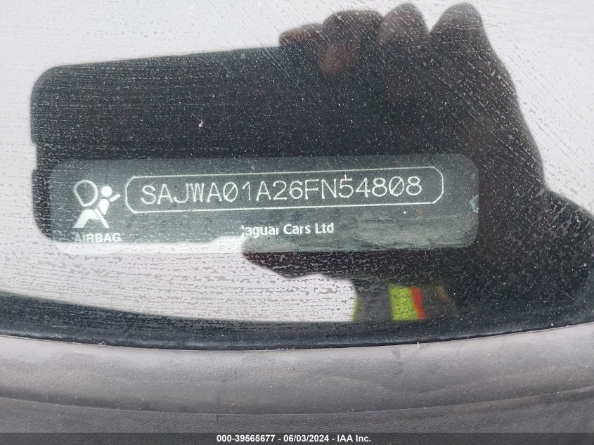 2006 Jaguar S-Type 3.0L V6 VIN: SAJWA01A26FN54808 Lot: 39565677