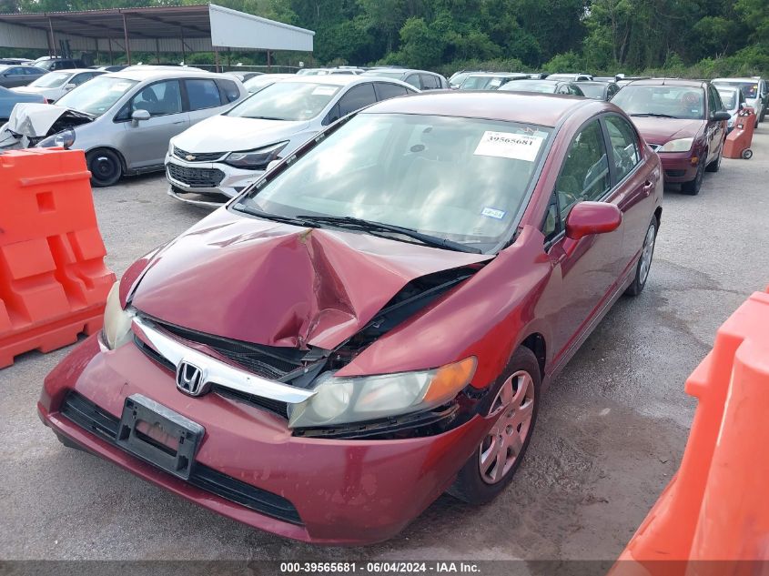 2008 Honda Civic Lx VIN: 1HGFA16508L058976 Lot: 39565681