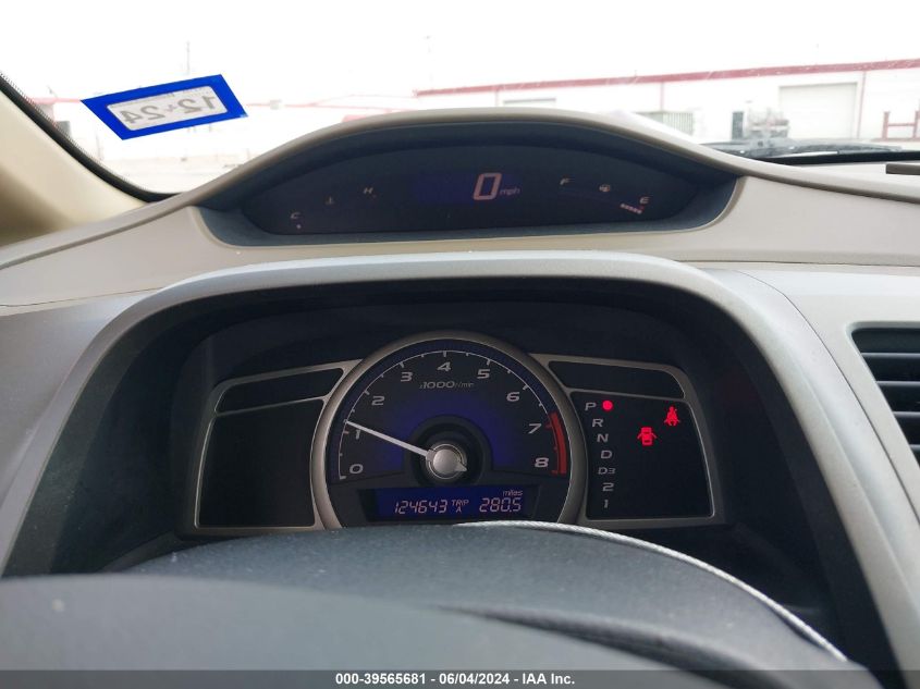 2008 Honda Civic Lx VIN: 1HGFA16508L058976 Lot: 39565681