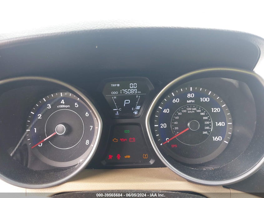 2012 Hyundai Elantra Gls VIN: 5NPDH4AE5CH065445 Lot: 39565684