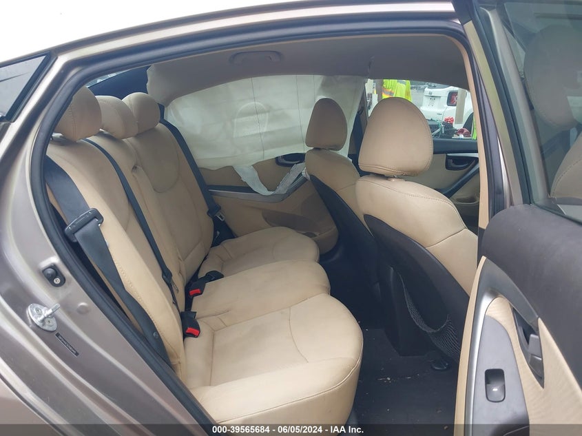 2012 Hyundai Elantra Gls VIN: 5NPDH4AE5CH065445 Lot: 39565684