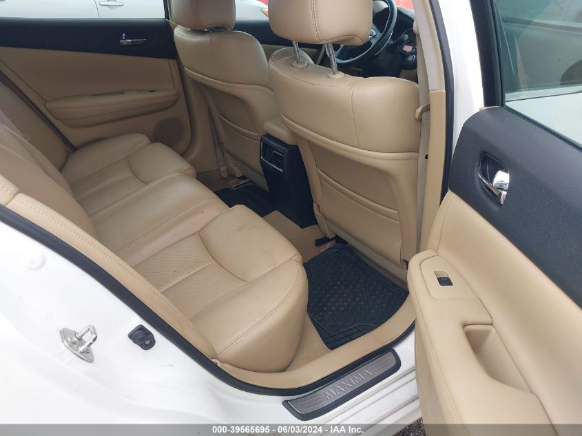 2011 Nissan Maxima 3.5 Sv VIN: 1N4AA5AP7BC812168 Lot: 39565695