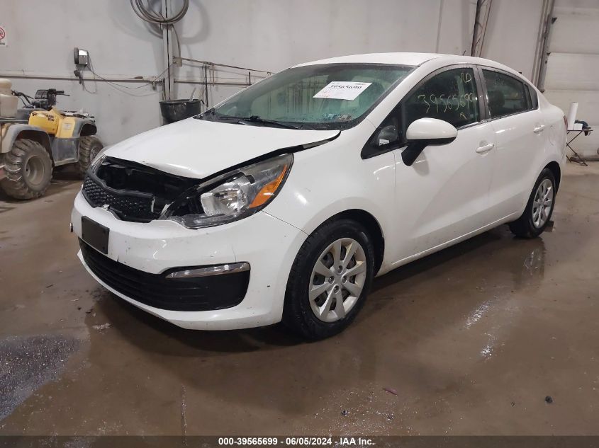 2016 Kia Rio Lx VIN: KNADM4A30G6607669 Lot: 39565699