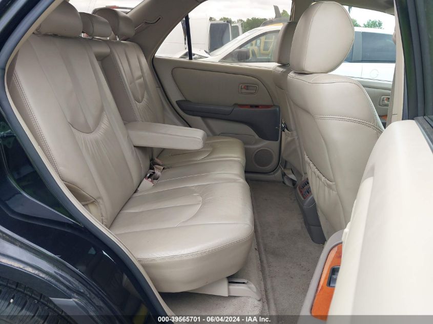 2000 Lexus Rx 300 VIN: JT6GF10U5Y0070795 Lot: 39565701